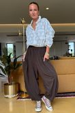 The Edit Sia Pant Coffee Bean